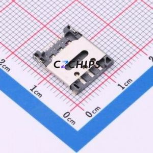 NANO-SIM-0502-P SIM Card Connector SMD Connector Flip Cover Type Nano SIM Card Card Holder 1.45mm - Product Image 1