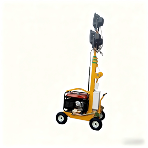 6-Meter handbetriebene Hubarbeitsbühne mit tragbarem Benzin-<span class=keywords><strong>Generator</strong></span> für Fahrzeugbeleuchtung - Product Image 5