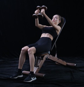 Banco de Ejercicio Ajustable de Madera de Lujo y Estético para Equipo de Gimnasio en Casa, Estudio, Hotel, Venta Directa de Fábrica - Product Image 4