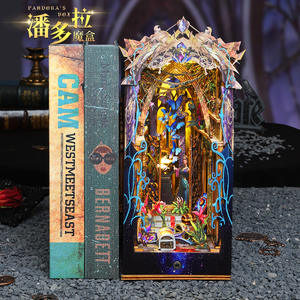 <span class=keywords><strong>Caja</strong></span> de <span class=keywords><strong>Pandora</strong></span> DIY, Modelo 3D Hecho a Mano, Adorno de Madera <span class=keywords><strong>para</strong></span> Librería, Juguete de Construcción, Regalo - Product Image 2