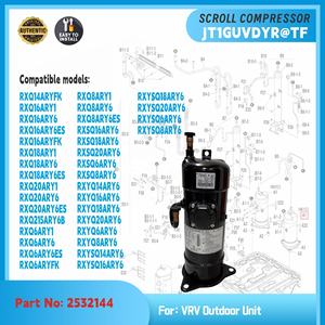 Compresseur scroll Daikin JT1GCVDKYR JT1GUVDK1YR@Z JT1GUVDYR@BA pour système de climatisation VRV VRF, pièces de rechange CVC - Product Image 3
