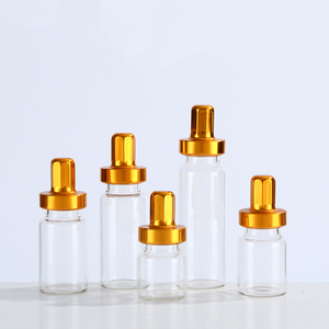 Amber Glass Vial Cosmetic Packaging <b>Empty</b> <b>Bottle</b> with for Korean Skincare Freeze-dried Powder Perfume Oil - Product Image 3