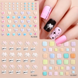 2025 haute qualité japonais et coréen feuille de métal doré Nail Art décalcomanies 3D 5D gelée <span class=keywords><strong>autocollants</strong></span> en PET-du meilleur fournisseur d'art d'ongle - Product Image 3