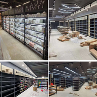 Étagère de supermarché métallique portable robuste à un seul niveau pour la promotion des aliments croustillants – Meilleures ventes