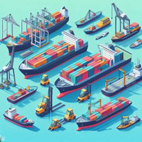 Logistique internationale agent maritime FCL Transactionnel Chine vers l'Angola ABIDJAN DOUALA TEMA DAKAR 40HQ 20FT Logistique