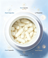 Capsules de L-Théanine 400 mg pour le soulagement du stress, complément de L-Théanine extra fort pour hommes et femmes
