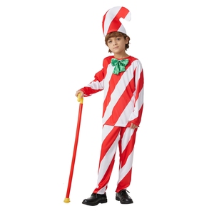 Kostum Permen Tongkat Natal Santa Claus untuk Pesta Karnaval, Halloween, Natal, dan Cosplay, Kualitas Grosir - Product Image 2