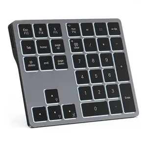 Produsen Pabrik Keypad Numerik Backlit Keypad Numerik untuk Komputer Laptop Bantalan Nomor 34 Tombol