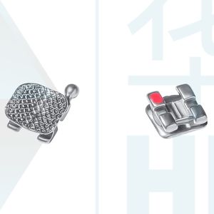 अमेरिकी ऑर्थोडॉन्टिक्स डेंटल ब्रैकेट ऑर्थोडोन्टिक्स स्टेनलेस स्टील के ब्रेक्स धातु और स्टील से बने - Product Image 5