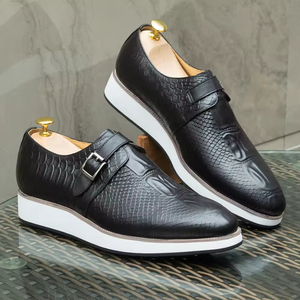 Chaussures habillées pour hommes en cuir véritable britannique de haute qualité, design de luxe pour affaires, à lacets, motif fait main, très vendues - Product Image 6