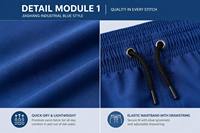 Trajes de Baño Casuales Personalizados para Hombre, Secado Rápido, Spandex/Algodón, Cintura Elástica con Cordón, Más de 10 Colores, Shorts de Playa, Logotipo Personalizado al por Mayor