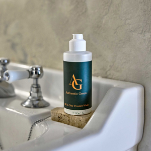 Lavado en polvo de hierbas con extracto de té verde Limpiador corporal purificador Cuidado antioxidante Lavado diario refrescante - Product Image 4