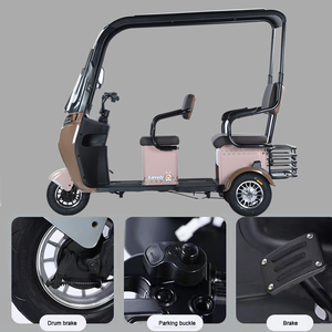 Tricycle Électrique Entièrement Fermé à 3 Roues de Haute Qualité pour le Transport de Passagers - Vente Chaude Directe Usine en Gros - Product Image 5