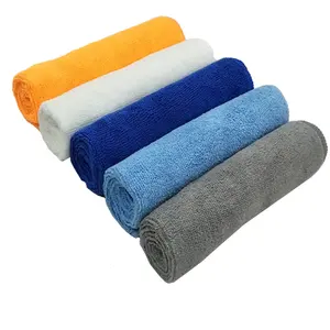30*70cm Blue Big Absorbent Soft Terry Microfiber Car Care Cleaning Cloth