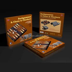 Plastica portatile 2 in 1 gioco da tavolo a doppia faccia-Set di scacchi e nove uomini <span class=keywords><strong>Morris</strong></span> - Product Image 4