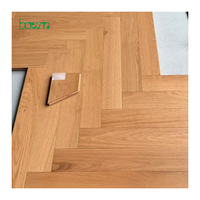 AB Grade MultiLayer Herringbone Oak Engineered Flooring Smooth Surface UV Oiled Hardwood Solid Timber