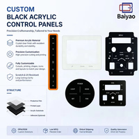 Revêtement de panneau frontal en acrylique - Étiquettes imprimées en plastique directement de l'usine, feuille d'acrylique PMMA pour la protection et la décoration des écrans tactiles