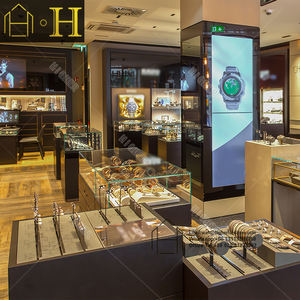 Mostrador de reloj personalizado, escaparate de reloj, escaparate de tienda, Mostrador de exhibición para tienda de relojes - Product Image 4