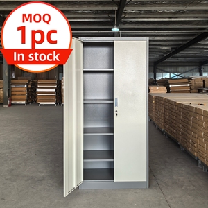 <span class=keywords><strong>Armoire</strong></span> métallique à 2 portes en acier, classeur <span class=keywords><strong>de</strong></span> documents sécurisé et verrouillable, en stock, MOQ 1 pièce - Product Image 1