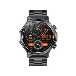 AK82 Smart Watch for Men Stainless Steel Strap Waterproof Sports Smartwatch Heart Rate Monitor Fitness Tracker for Android IOS - Product Image 2