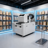 Sunhink Printer kemasan Inkjet 30cm, Printer Single Pass Digital untuk kantong kertas/kotak Pizza/cangkir kertas cetak penggemar dengan CE