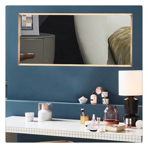 Manufacturer Bathroom Decorative Mirror Home Furniture Mirror with a Frame Wall Mounted Mirror - Product Image 2