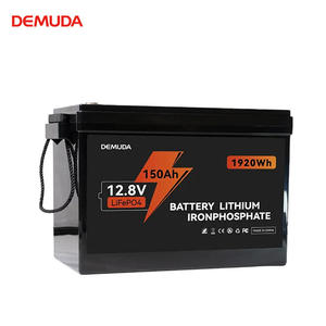 Batterie au lithium Lifepo4 de haute qualité DEMUDA 12,8 V 150 Ah, pack de batteries au lithium-ion 12 V, batterie au phosphate d'énergie solaire LiFePO4 - Product Image 2