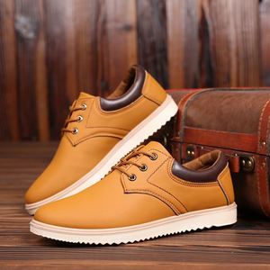 Scarpe in Pelle Impermeabili da Uomo con Punta Rinforzata, Chiusura con Lacci, Alla Moda e Leggere per Lavoro e Uso Quotidiano - Product Image 3