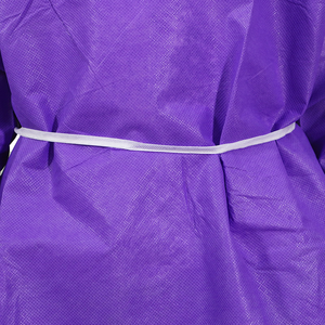 Robe d'isolement chirurgical jetable Hubei Haixin avec protection AAMI niveau 1-4, PP+PE SMMS pour une imperméabilité aux fluides supérieure - Product Image 6
