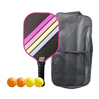 Raquette de Pickleball en Fibre de Verre Légère Standard USAPA de 13 cm d'Épaisseur, à Prix Abordable, OEM ODM, Logo Personnalisé