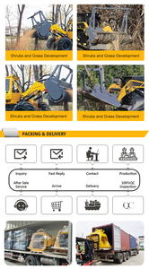 ZHongju รถตักดินดีเซลรถตักขนาดเล็กรถตักดินขนาดเล็กอเนกประสงค์เครื่องย่อยไม้ตีนตะขาบ - Product Image 6