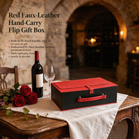 Boîte cadeau rigide en similicuir personnalisée Forest Packing avec logo gaufré et boucle métallique pour vin, thé, cadeaux d'entreprise et de fêtes