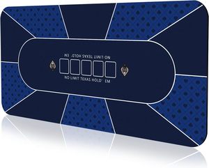 Tapis de <span class=keywords><strong>poker</strong></span> personnalisé en caoutchouc naturel et tissu technique antidérapant, prix de gros, pour Texas Hold'em, OEM - Product Image 1