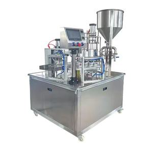 Yisheng điện cà phê quay cốc nhỏ điền niêm phong máy bánh điều khiển Americano Espresso nước giải khát khí nén động cơ giấy - Product Image 4