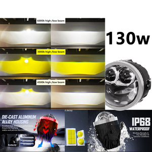 AF9X+2 Double projecteur laser <span class=keywords><strong>tricolore</strong></span> 3000K 6000K 4500K 6000K, phare antibrouillard 3 pouces pour Toyota avec support universel - Product Image 1