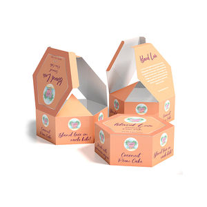 La creatividad de la Caja hexagonal personalizada embalaje, cajas de panadería de regalo, Cosméticos embalaje de jabón - Product Image 2