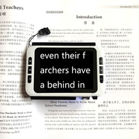 2X-32X Digital Magnifier Low Vision 3.5" Color LCD Pocket Electronic Reading Digital Magnifier for Reading Aid Free Shipping