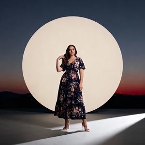 Robe Abaya en Polyester Personnalisée de Haute Qualité pour Femmes Musulmanes Tissu de Haute Qualité Vêtement Élégant pour Occasions Spéciales - Product Image 1