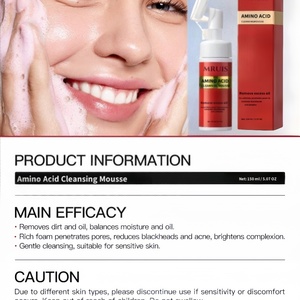 Mayorista Vegan Vitamina C Aminoácido Glicerina Reafirmante <span class=keywords><strong>Limpiador</strong></span> <span class=keywords><strong>facial</strong></span> Mousse Fragancia afrutada Limpieza profunda para todo tipo de piel - Product Image 5