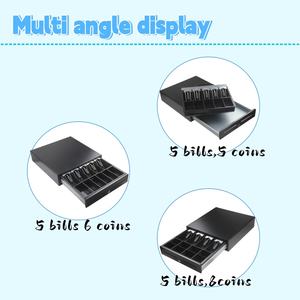 Cajón de Metal con Precio Barato Personalizado, Caja Registradora de 5 Billetes, 6/7/8, Caja de Almacenamiento de Dinero Electrónico RJ11, Cajón para Restaurante - Product Image 3