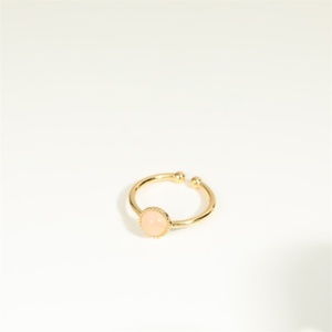 Ins Popular Gold Plated <b>Ring</b> Simple Fashion Women Agate Hoop <b>Ring</b> - Product Image 3