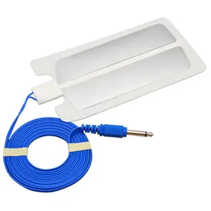 Adult Bipolar Disposable ESU Grounding Plate With Cable-Vallylab REM Connector Diathermy Pads