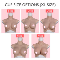 Formes de seins en Silicone D E H Cup pour travesti Drag Queen faux seins plaque de poitrine