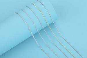 24 pouces 18K Or Serpent Chaîne Collier de Mode Pendentif Bijoux - Product Image 6