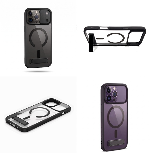 New Rugged High Quality Magnetic Kickstand Cover For iPhone 11 12 13 Mini 14 15 16 17 Pro Max Phone Accessories Wholesale