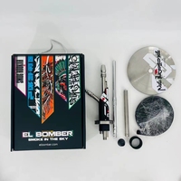 RTS Machine EL BOMBER narguilé bombardier russe en aluminium narguilé Unité 09 Shisha Russie aztèque shisha mihendi EL BOMBER narguilé