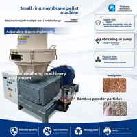 Machine à granulés de bois verticale à matrice annulaire Xinzhuohui 0,8-1t/h à économie d'énergie, moteur à roulement, pour granulés de biomasse de 8-20mm