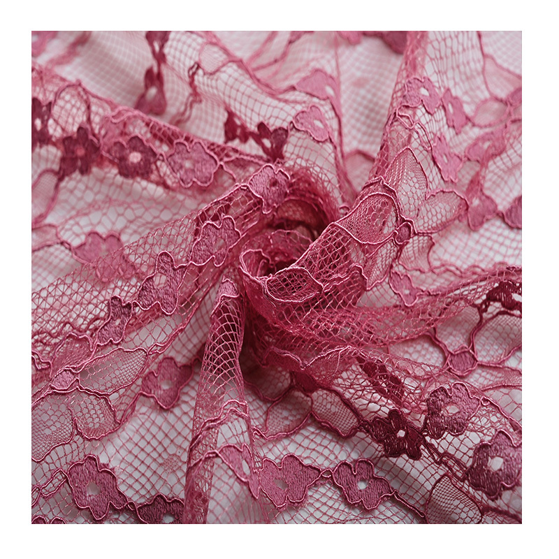 Wholesale Multi color Floral Lace Fabric