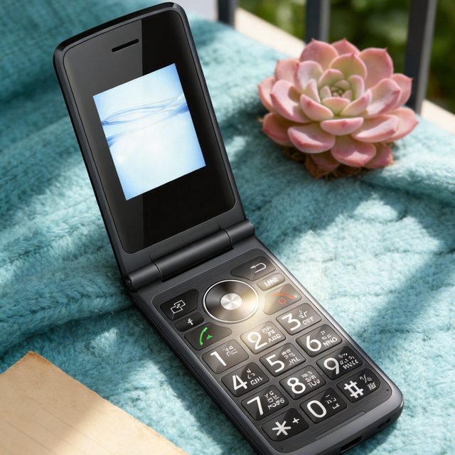 4G Android Flip Phone Keypad 2.8" Big Button SOS Emergency FM Radio GSM Unlocked WiFi HD Display GPS Beauty Camera Elderly Long