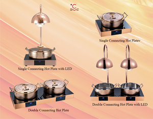 Plaque chauffante automatique pour aliments, en acier inoxydable, <span class=keywords><strong>chauffe</strong></span>-<span class=keywords><strong>plat</strong></span> à <span class=keywords><strong>bougie</strong></span>, plaques chauffantes pour dîner, <span class=keywords><strong>chauffe</strong></span>-<span class=keywords><strong>plat</strong></span> électrique, vente chaude - Product Image 2